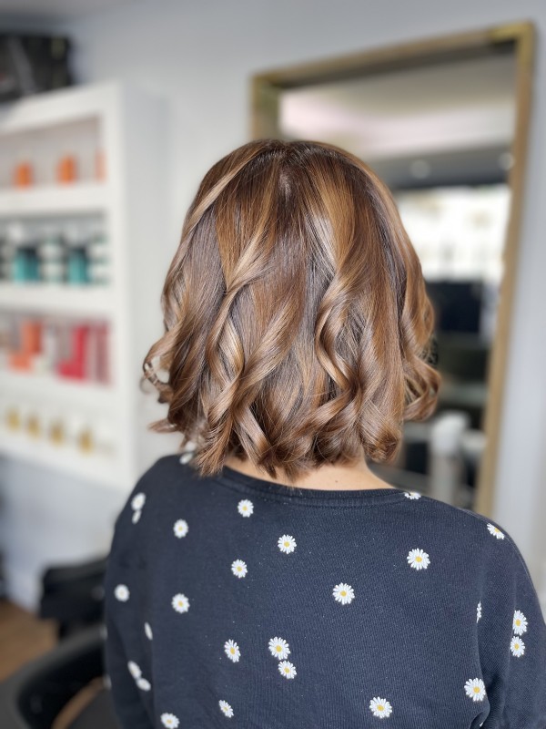 Balayage Cuivré dans notre salon de coiffure à Marseille 8 ème